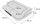 Shtrat ortopedik për qen Hobbydog XXL, 120x80 cm, memory foam, blu