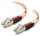 Kabllo fibër optike C2G LC LC, 10m, multimode 50 125, portokalli