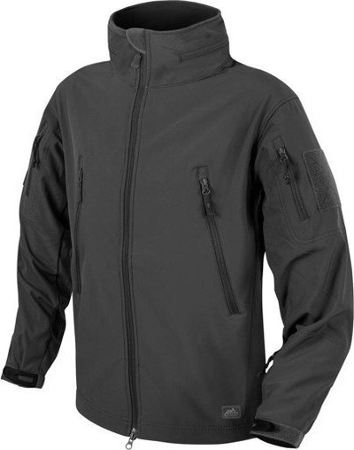 Xhaketë softshell Helikon-Tex Gunfighter Shark Skin, Windblocker, e zezë