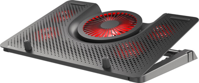 Pad ftohës Genesis Cooling Oxid 550, 1x USB, për laptop 15.6-17.3'', 5 ftohës, LED e kuqe