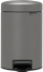 Канта за ѓубре Brabantia Pedal Bin Newicon, 3L, пластика, сива Mineral Concrete