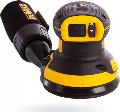 Lëmuese Dewalt DCW210N, 18 V, e verdhë