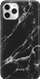 Mbulesë mbrojtëse Crong Marble Case për iPhone 11 Pro, dizajn mermeri, e zezë