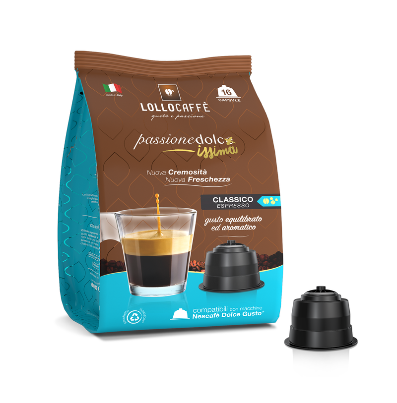 Lollo® espresso Classico kompatibile me Dolce Gusto® (16 kapsula)