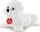 Lodër pelushi Trudi Puppy Seal TUDO1000, 15x16x18 cm, madhësia S, e bardhë