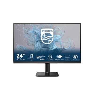 Monitor Philips 1000 Series 24E2N1100LB/00, 23.8", Full HD 100Hz, i zi