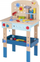 Lodër tavolinë pune Tooky Toy Work Bench, dru, 40x26x65 cm, shumëngjyrëshe