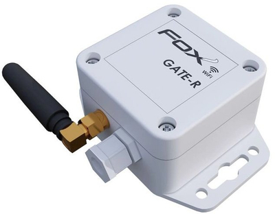 Kontrollues Wi-Fi për portë Fox WI-TO2S, 2 kanale, relé dalëse, i bardhë