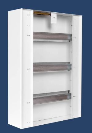 Kuti shpërndarëse modulare Karwasz RN-60 Z, 3x20 module, montim sipërfaqësor, IP30, e bardhë