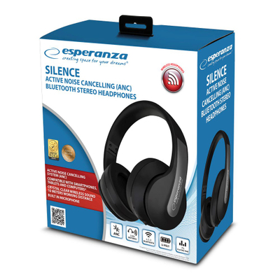 Kufje Esperanza EH240, Wireless, të zeza
