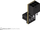 Pреобразувач PCIE Singularity Shift, 6 пин, агол 90°, црн