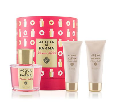 Set për trup Acqua Di Parma Peonia Nobile, parfum 100 ml, losion trupi 75 ml & xhel dushi 75 ml