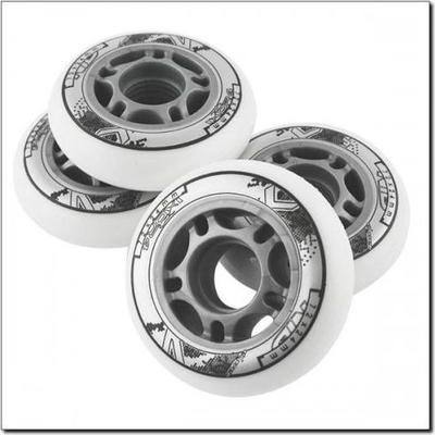 Тркала за ролери Nils Wheels, сет 4 парчиња, 70 x 24 mm, PU 82A, бели