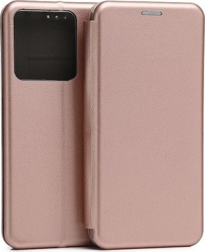 Futrollë tip libër Beline Book Magnetic Case për Xiaomi Redmi Note 13 5G, me mbyllje magnetike, me xhepa për kartela, rozë gold
