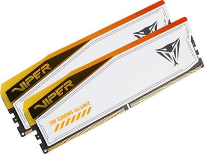 Memorie Patriot Viper Elite 5 RGB TUF Gaming Alliance, DDR5, 32 GB, 6000 MHz, CL36, PVER532G60C36KT