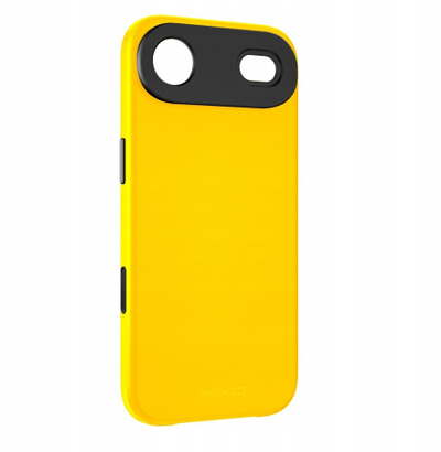 Маска за телефон YAXO Leather Gear Slim, MagSafe, за iPhone Air, жолта