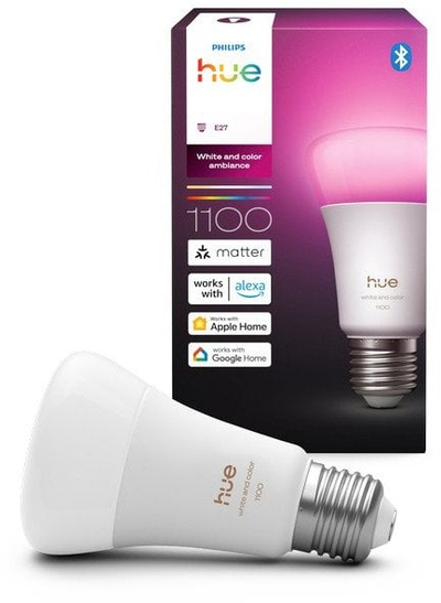 Llambë smart Philips Hue WACA E27, 8.1W, 1100 lm, RGB CCT, e bardhë