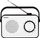 Портабилно радио Аива R-190, AM/FM, звучник 4 инчи, бело