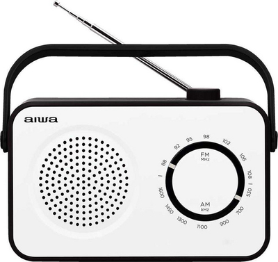 Портабилно радио Аива R-190, AM/FM, звучник 4 инчи, бело