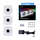 Ventilatorë PC Lian Li Uni Fan TL LCD 120, set 3x120mm, RGB, të bardhë