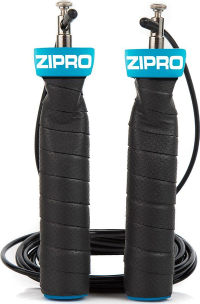 Litar kërcimi crossfit Zipro, 300 cm, i zi/ kaltër