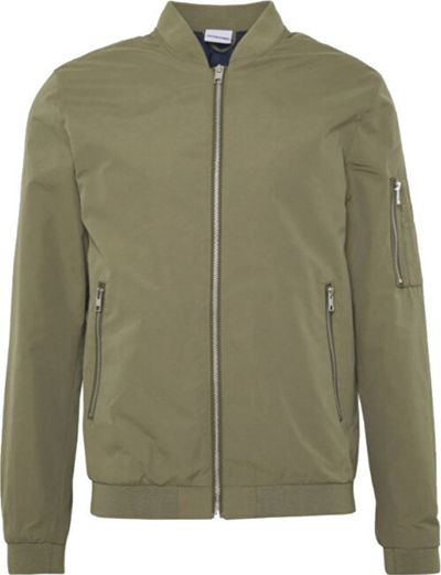 Xhaketë Jack&Jones JJERUSH BOMBER, e gjelbër