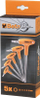 Set çelësa imbus Beta 96T, 5 copë, 2.5-6mm, portokalli