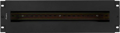 Panel shpërndarës energjie Lanberg 3U 19", shinë DIN TS-35, i zi