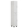 Dollap multifunksional Adem (Ademia) melamine e bardhë 30×33×175.5 cm (HM9124.11), bardhë
