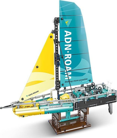 Set blloqesh teknike Racing Yacht ZA5296, 675 pjesë, shumëngjyrësh