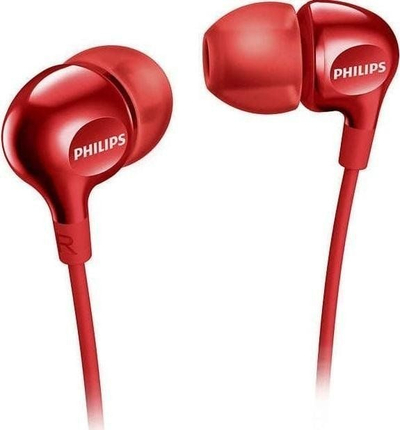 Kufje in-ear Philips SHE3555RD/00, me kabllo, me mikrofon, të kuqe