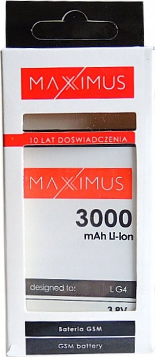 Bateri GSM Maxximus 3000 mAh, Li-ion 3.8V, për Huawei E5785, e bardhë