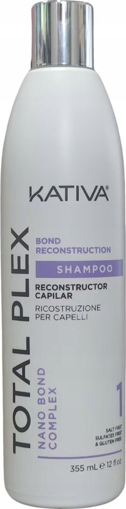 Shampó për flokë Kativa Total Plex Reconstructing, 355 ml