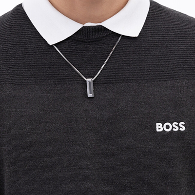 Qafore për meshkuj Hugo Boss Candor 1580749, e argjendtë