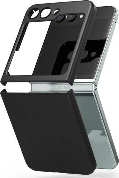 Mbrojtëse telefoni Ringke Slim, për Samsung Galaxy Z Flip 5, polikarbonat, e zezë