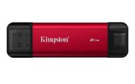 SSD portabël Kingston Dual USB A USB C, 2TB, 1050MB/s, gri
