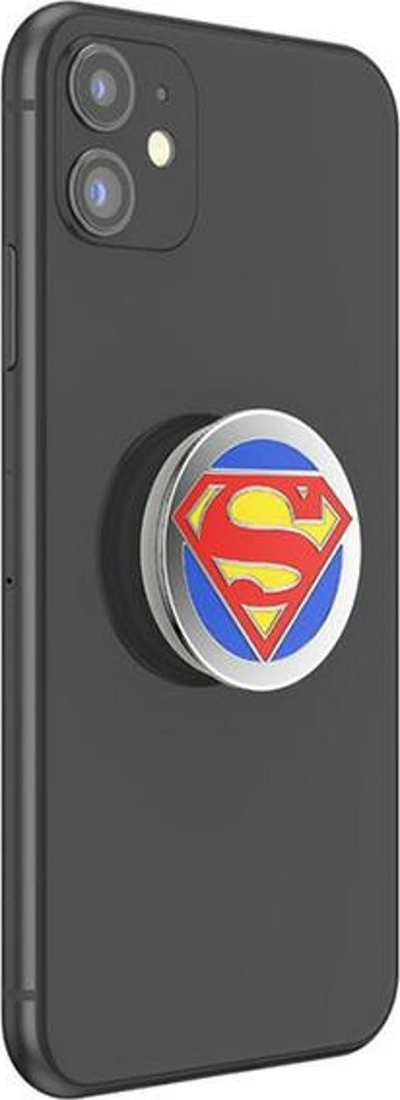 Mbajtës telefoni PopSockets Superman Enamel, universal, shumëngjyrësh