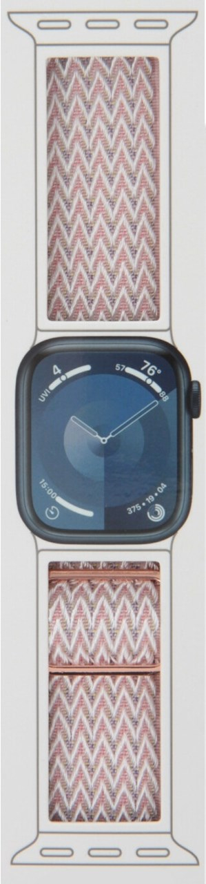 Rrip SWISSTEN Nylon për Appple Watch 42/44/45/49 mm, rozë