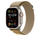 Apple Watch 49mm Loop, Tan Alpine Loop, Natural Titanium Finish, M