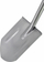 Lopat kopshti Awtools Pro Sharp AW00058, bosht metalik, dorezë D, gri