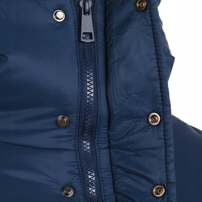 Xhup puffer Joma Alaska II, i gjatë, që s’e merr uji, i zi