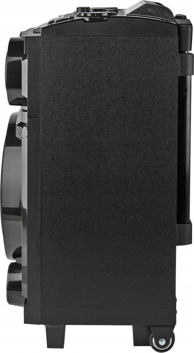 Kutinë zanore party Bluetooth 8", 120W, RGB LED, portative, e zezë