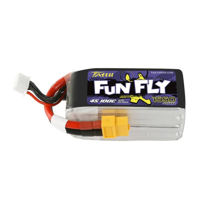 Bateri LiPo Gens Tattu Funfly 4S 14.8V, 1550mAh, 100C