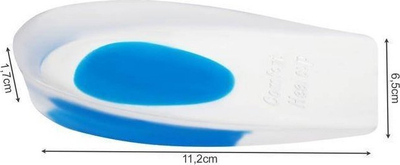 Jastëk silikoni për thembra, 2 copë, universal, transparent