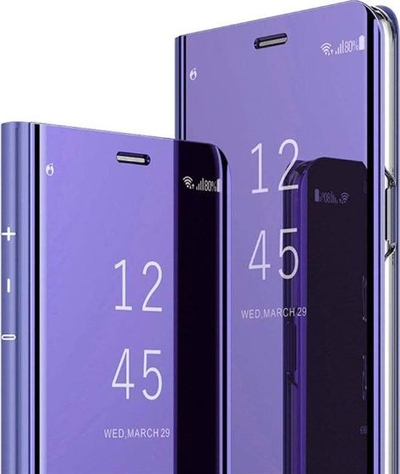 Mbulesë Mocco Clear View për Samsung Galaxy A20 A205, kapak transparent, lejla