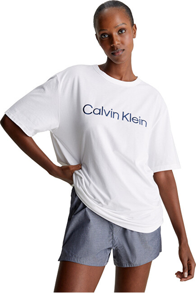 Bluzë për femra Calvin Klein, e bardhë