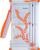 Prerëse letre Fiskars SureCut, format A4 A3, plastikë, portokalli