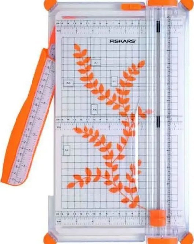 Prerëse letre Fiskars SureCut, format A4 A3, plastikë, portokalli