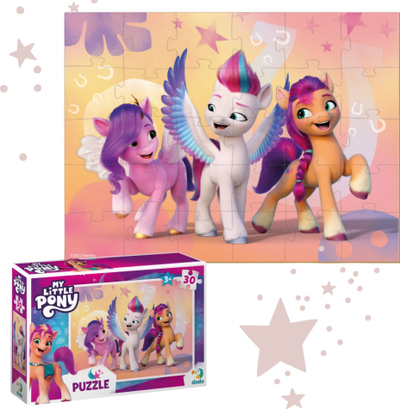 Puzzle për fëmijë Dodo My Little Pony, 30 pjesë, shumëngjyrësh