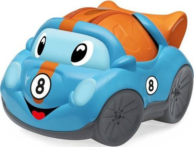Makina lodër me telekomandë Chicco Turboball Coupé RC, 18m 4v, me efekte zanore, blu portokalli